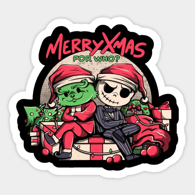 Stolen Xmas Sticker by studioyumie